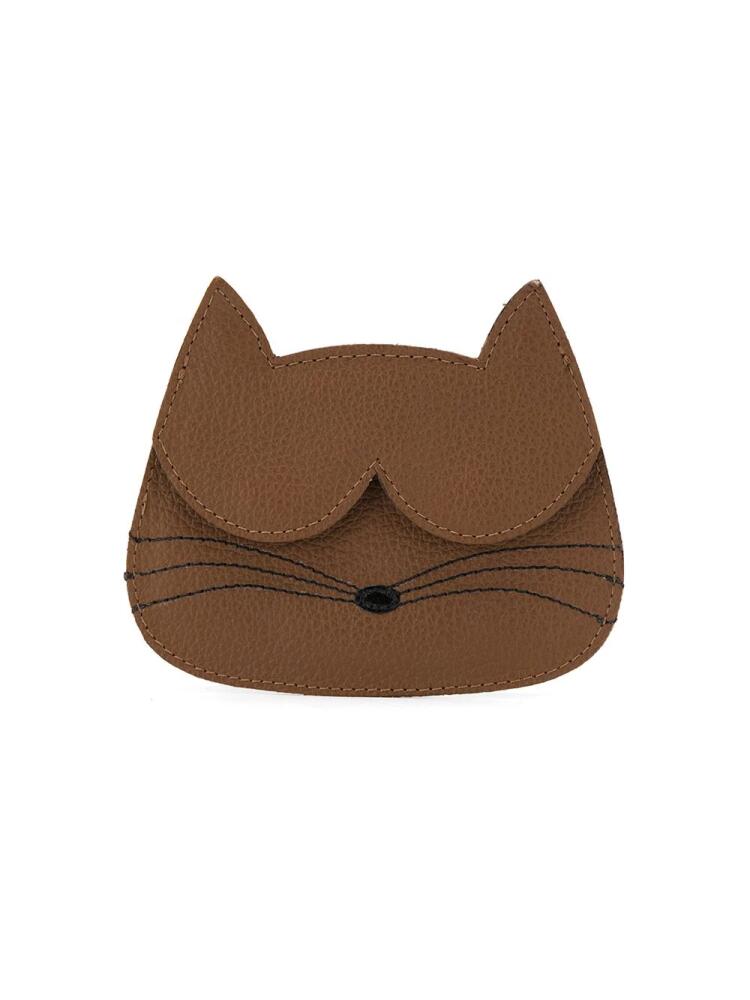 Sarah Chofakian cat cardholder - Brown Cover