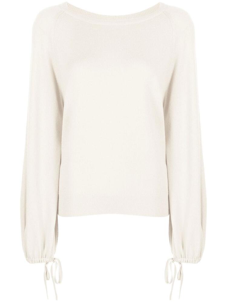 Pringle of Scotland round neck cashmere jumper - White Cover