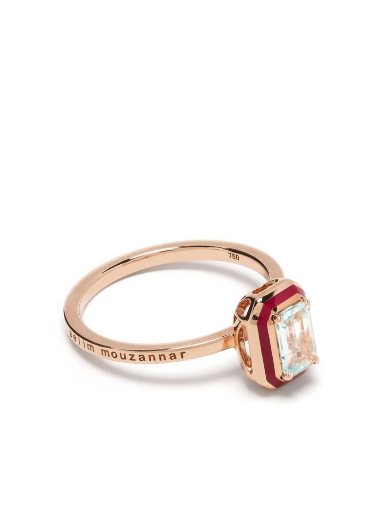 Selim Mouzannar 18kt rose gold Mina tourmaline ring Cover