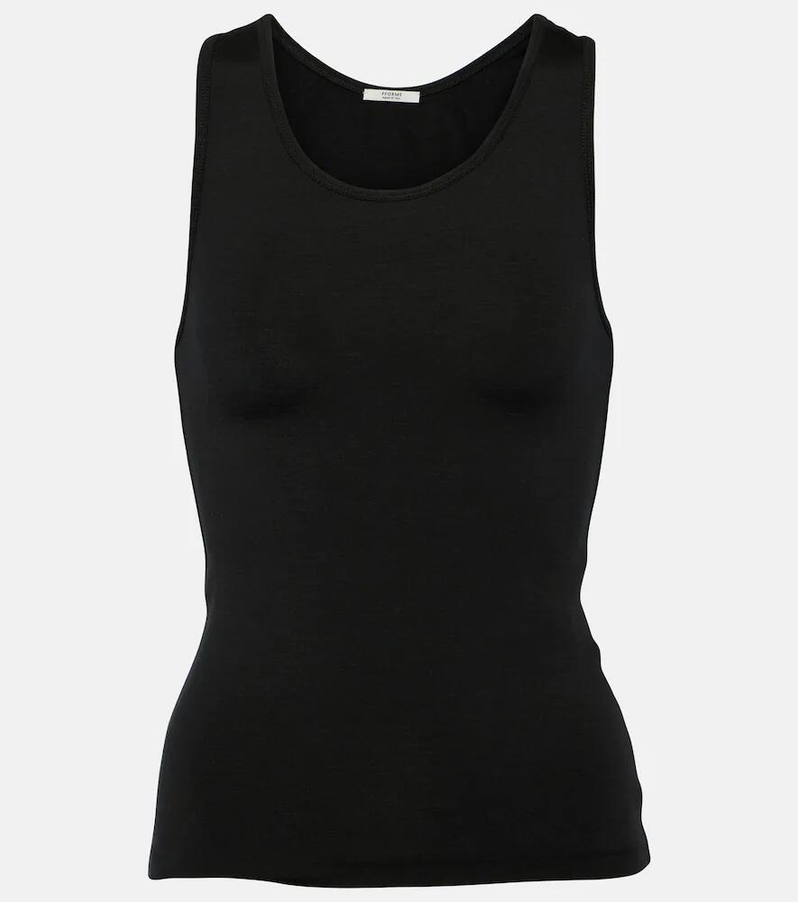 Fforme Pari silk-blend jersey tank top Cover