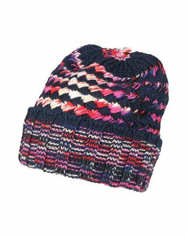 Missoni Woman Hat Midnight blue Wool Cover