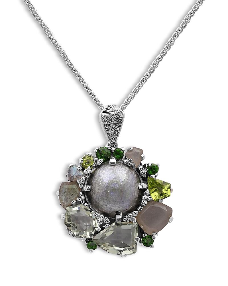 Stephen Dweck Mabe Freshwater Pearl & Gemstone Pendant Necklace, 18 Cover