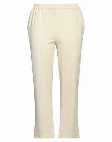 Gentryportofino Woman Pants Cream Viscose, Virgin Wool, Elastane Cover