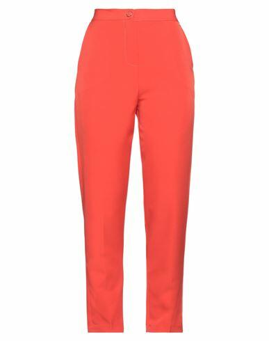 Le Sarte Del Sole Woman Pants Tomato red Polyester, Elastane Cover