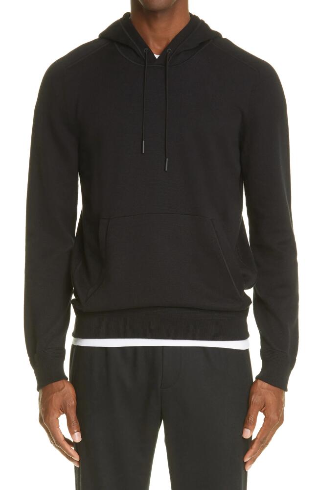 ZEGNA Cotton & Cashmere Hoodie in Black Cover