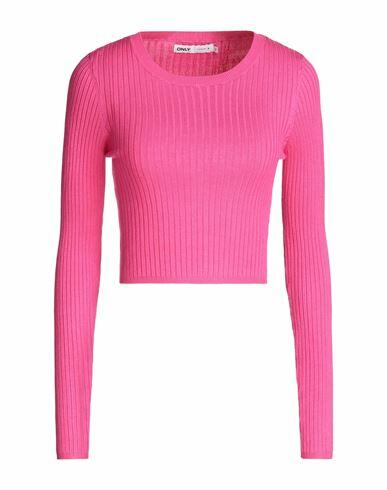 Only Woman Sweater Fuchsia Viscose, Nylon Cover