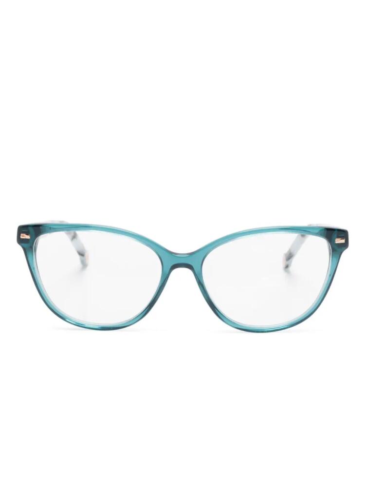 Carolina Herrera Her 0190 butterfly-frame glasses - Blue Cover