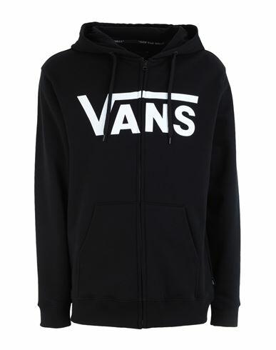 Vans Mn Vans Classic Zip Hoodie Ii Man Sweatshirt Black Cotton Cover