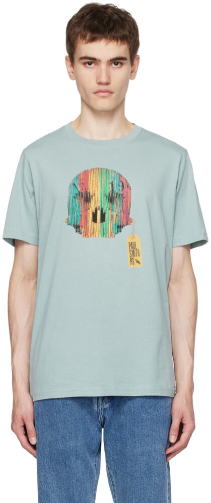 PS by Paul Smith Blue Skull T-Shirt Cover