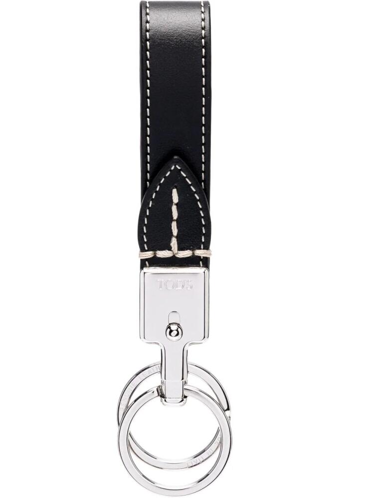 Tod's leather key-chain - Black Cover