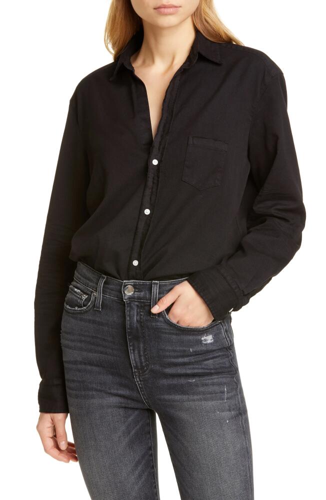 Frank & Eileen Eileen Cotton Denim Shirt in Blackout Stonewashed Denim Cover