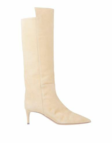 Sebastian Milano Woman Boot Beige Leather Cover