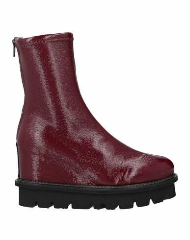 Patrizia Bonfanti Woman Ankle boots Burgundy Textile fibers Cover