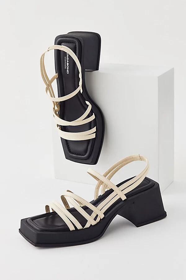 Vagabond Shoemakers Hennie 90's Strappy Sandal in Off White Cover