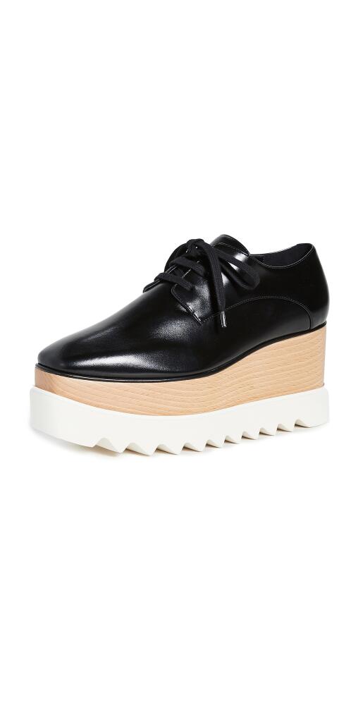 Stella McCartney Elyse Lace Up Shoes Black Cover