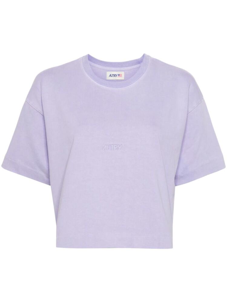 Autry Action Shoes WMNS cotton T-shirt - Purple Cover