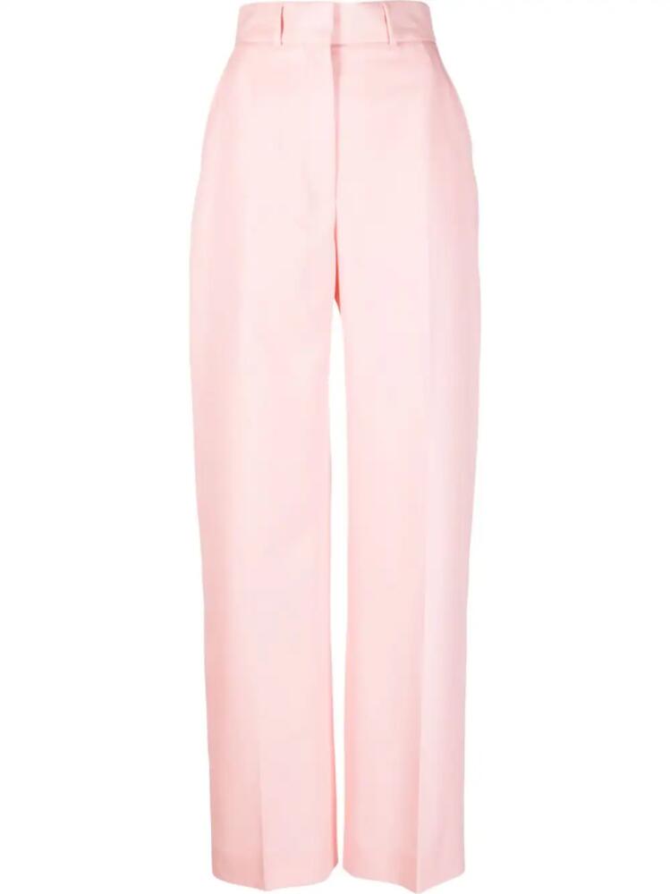 Casablanca tailored high-waisted trousers - Pink Cover