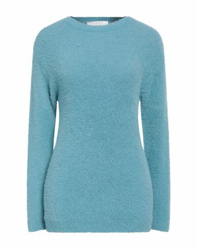 Kaos Woman Sweater Light blue Polyamide, Acrylic, Modal Cover