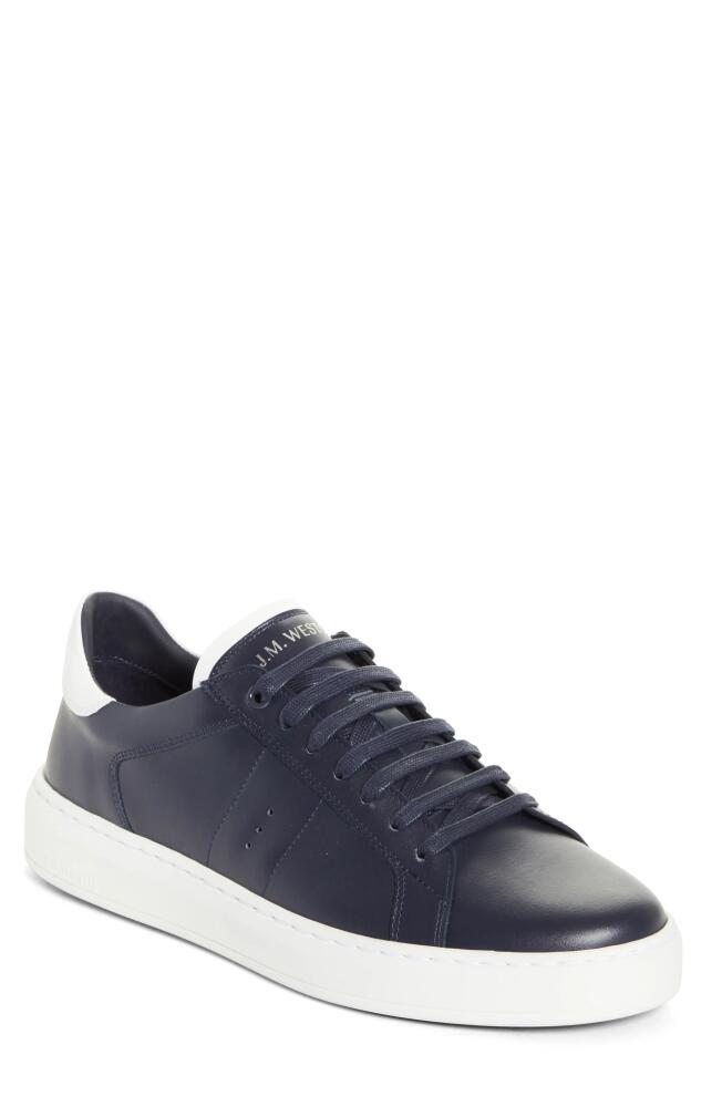 JM WESTON On Time Sneaker in Navy Cover