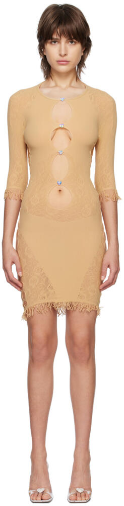 Poster Girl SSENSE Exclusive Tan Miranda Dress Cover