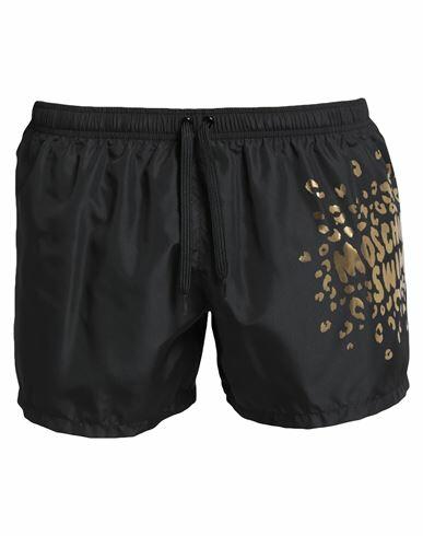 Moschino Man Swim trunks Black Polyester Cover