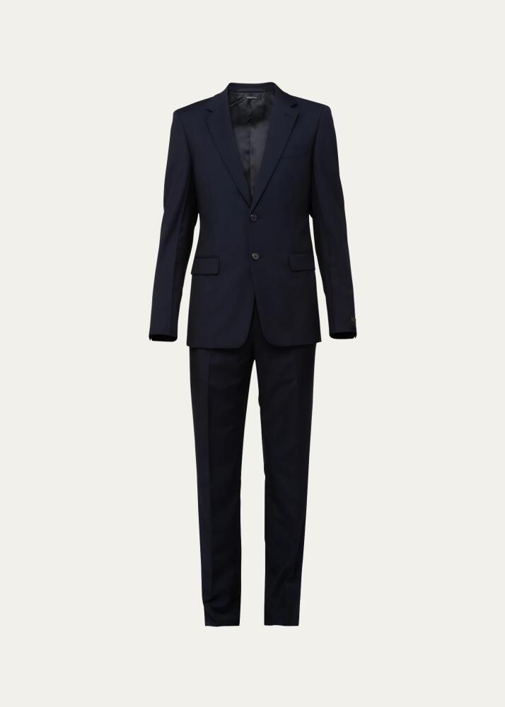 Prada Men's Solid Wool-Mohair Suit Cover