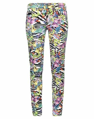 Just Cavalli Woman Jeans White Cotton, Elastane Cover