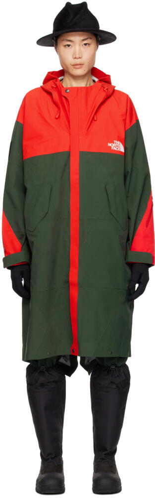 UNDERCOVER Red & Green The North Face Edition Geodesic Coat Cover