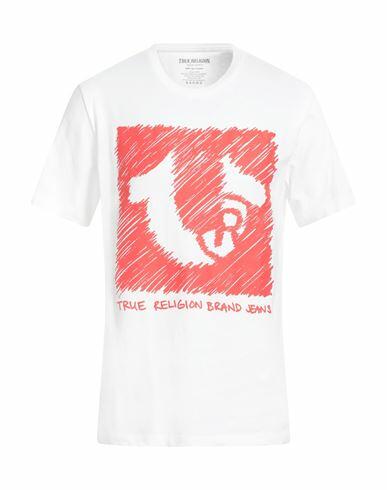 True Religion Man T-shirt White Cotton Cover