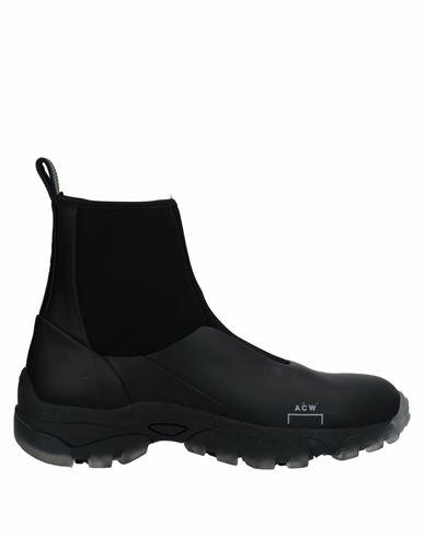 A-cold-wall* Man Ankle boots Black Textile fibers, Soft Leather Cover