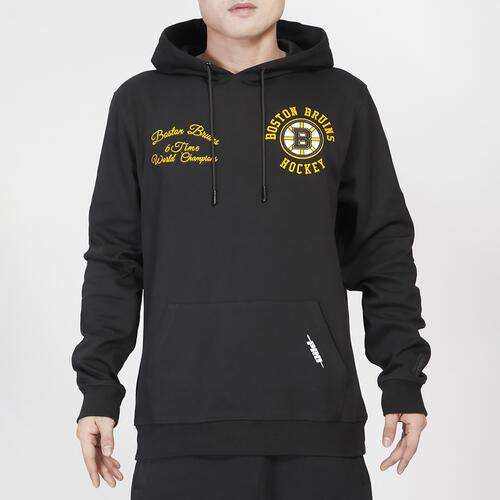 Pro Standard Bruins Hybrid Pullover Hoodie - Mens Black Cover