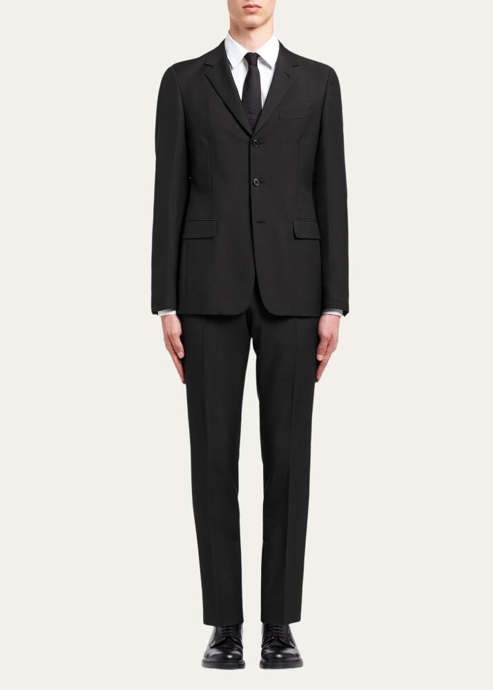 Prada Men's Light Stretch Technical Two-Piece Suit Cover