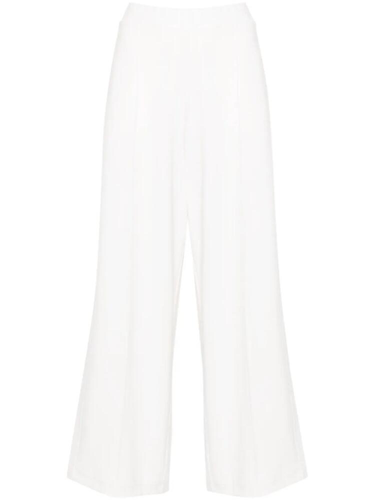 BOSS high-waist track trousers - White Cover