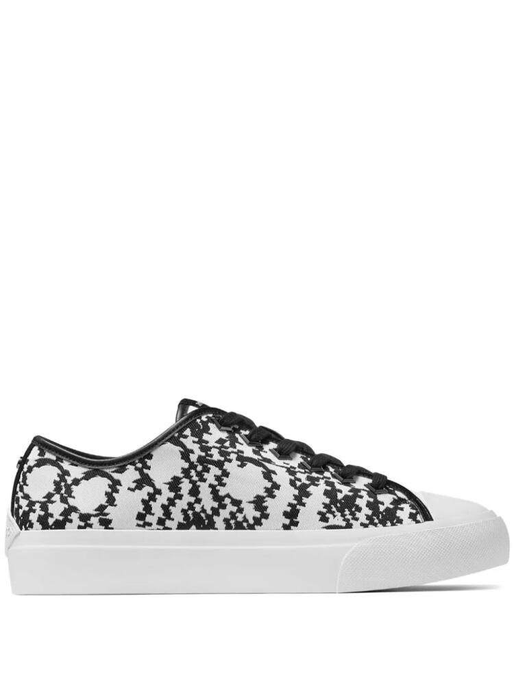 Jimmy Choo Palma/M logo-jacquard sneakers - White Cover