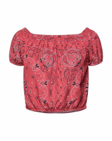 Shop ★ Art Woman Top Red Polyester Cover