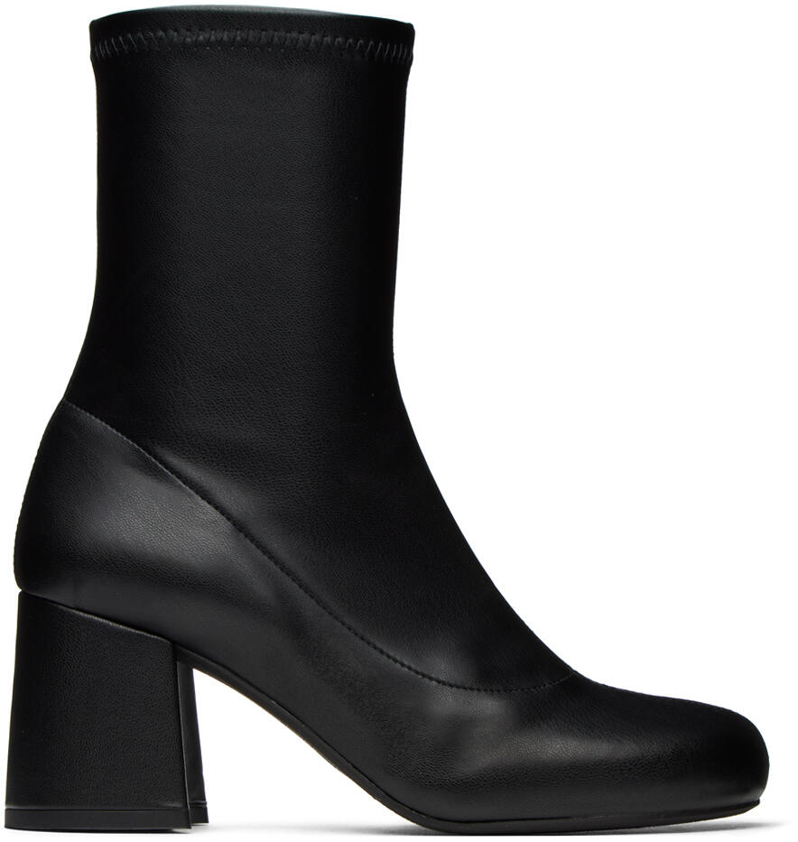 SIMONMILLER Black Faux-Leather Mojo Boots Cover