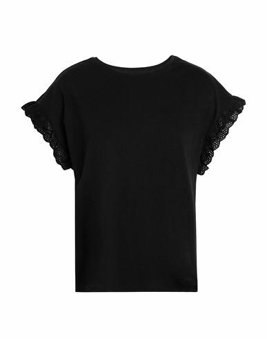 Only Woman T-shirt Black Cotton Cover