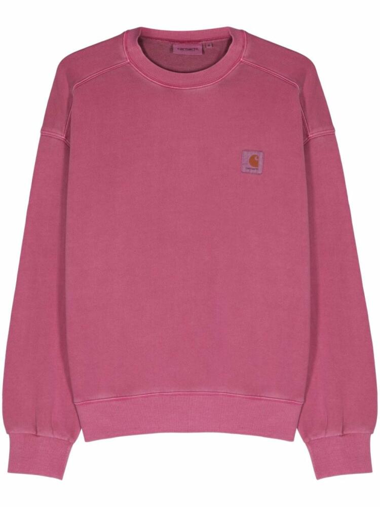 Carhartt WIP Nelson cotton sweatshirt - Pink Cover