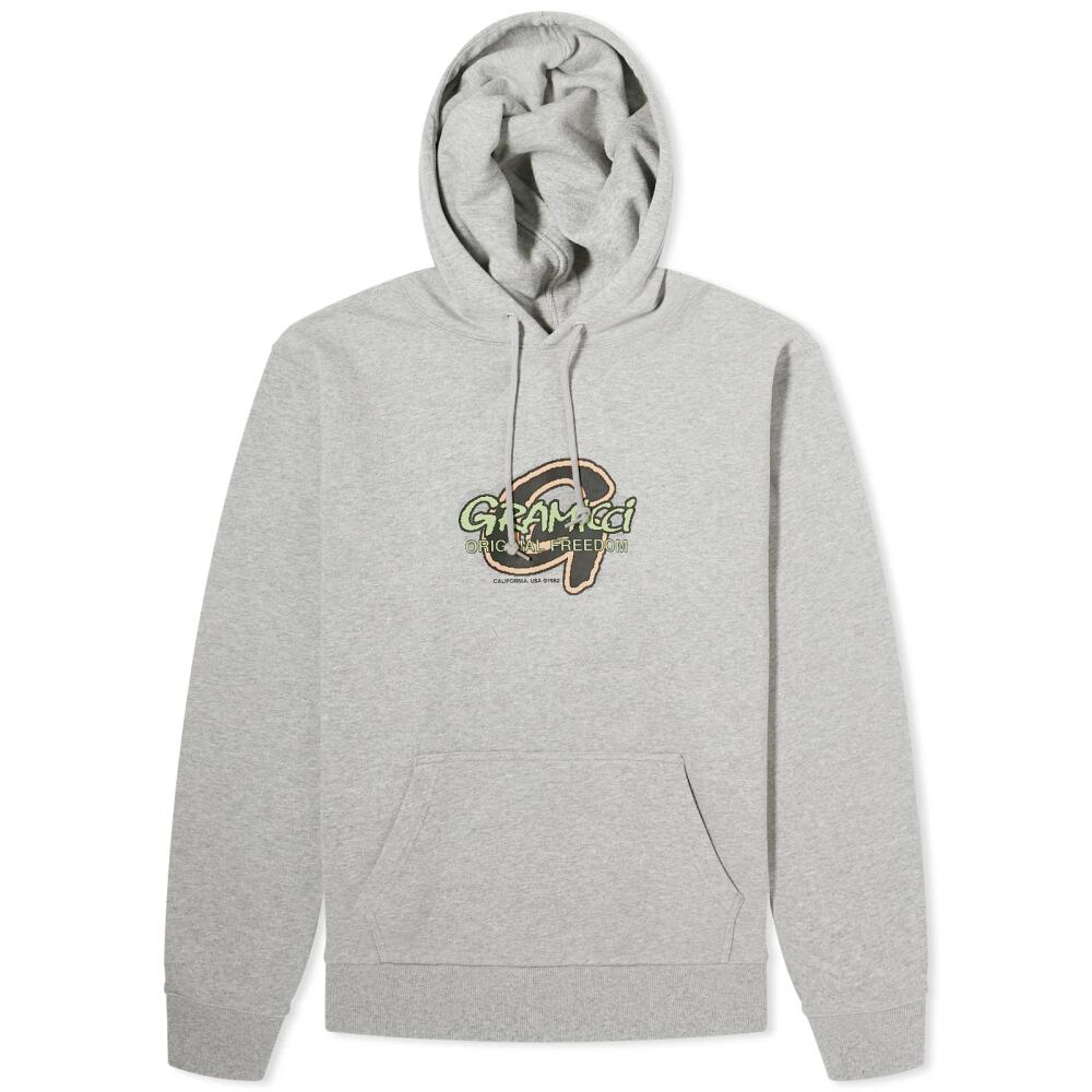 Gramicci Men's Pixel G Hoodie in Heather Grey Cover