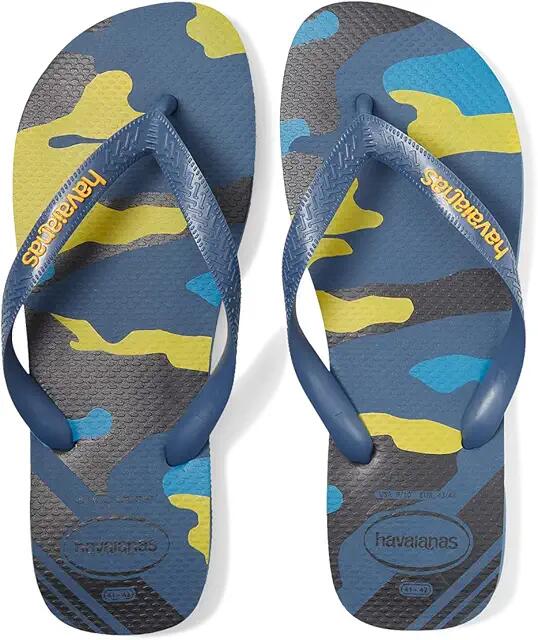 Havaianas Top Camo Flip Flop Sandal (Indigo Blue) Men's Sandals Cover