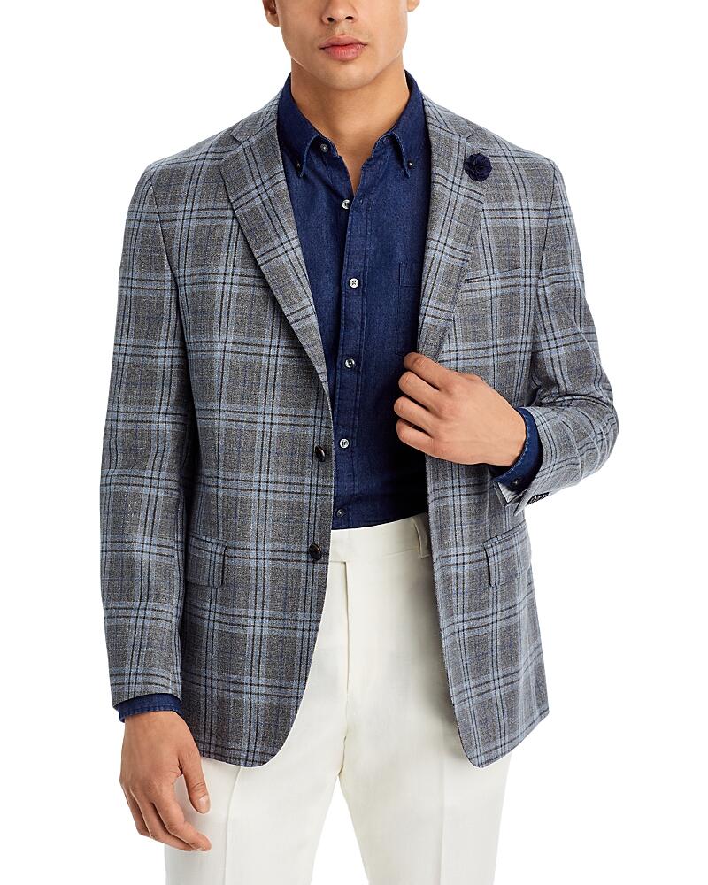 Hart Schaffner Marx New York Plaid Regular Fit Sport Coat Cover