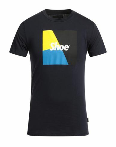 Shoe Man T-shirt Midnight blue Cotton, Polyester Cover