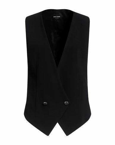 Giorgio Armani Woman Tailored Vest Black Viscose, Elastane Cover