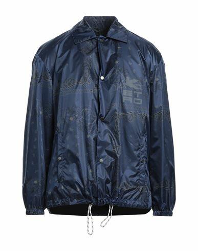 Etro Man Overcoat & Trench Coat Midnight blue Polyamide Cover