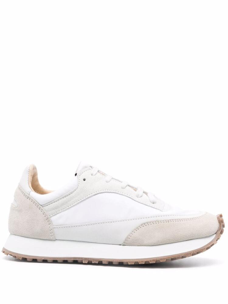 Spalwart panelled lace-up sneakers - White Cover