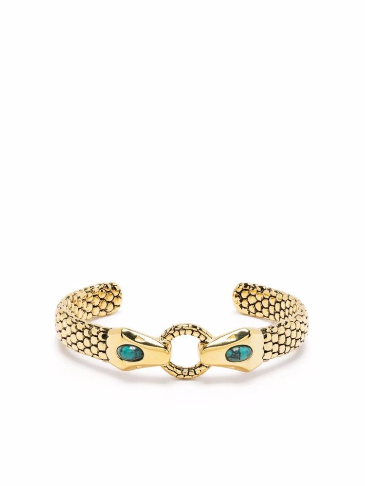 Aurelie Bidermann Tao double-snake cuff - Gold Cover