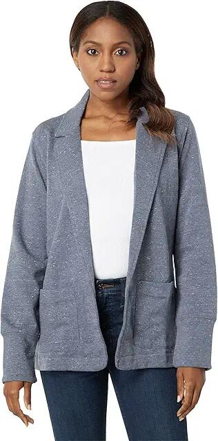 Hatley Chelsea Knit Blazer (Indigo Speckle) Women's Clothing Cover