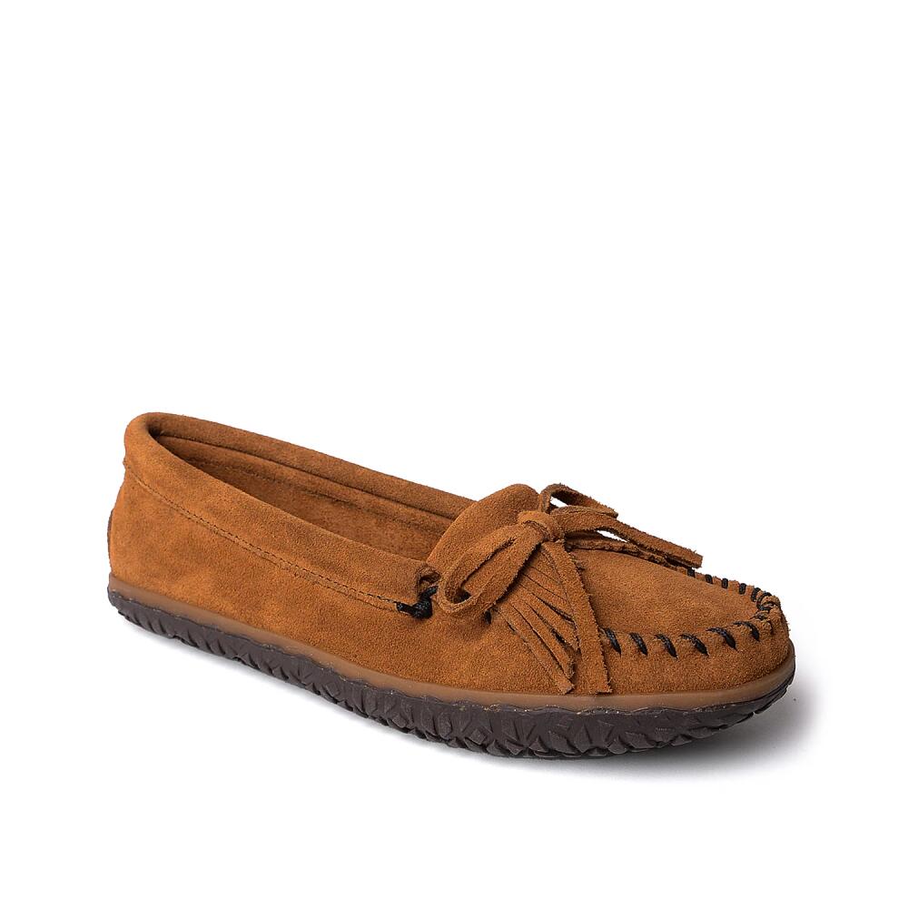 Minnetonka Kilty Tread Slipper | Women's | Cognac Cover