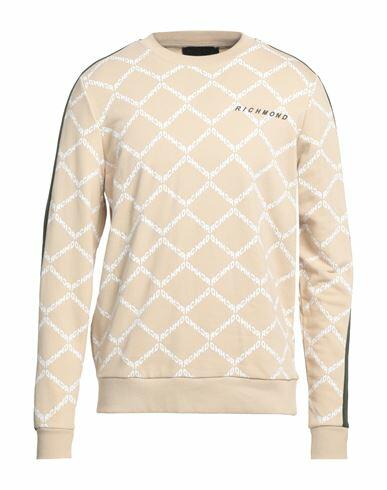 John Richmond Man Sweatshirt Sand Cotton Cover