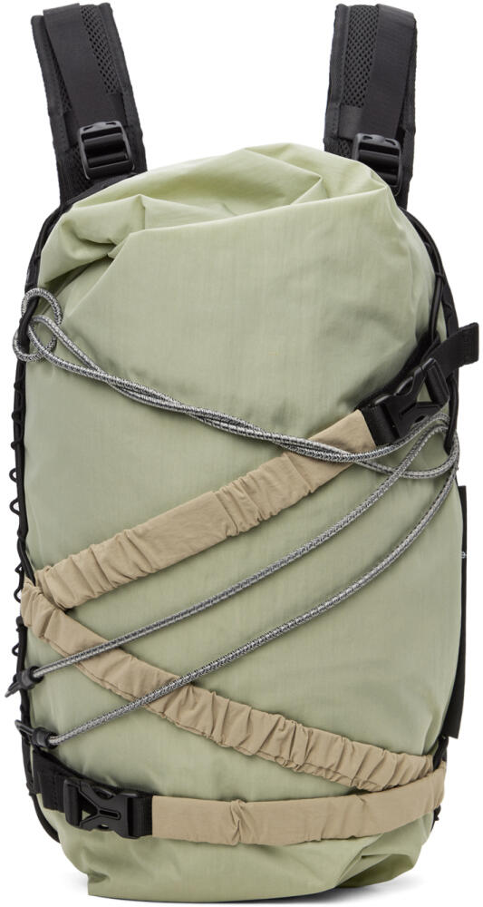 Côte&Ciel Green Ladon Backpack Cover